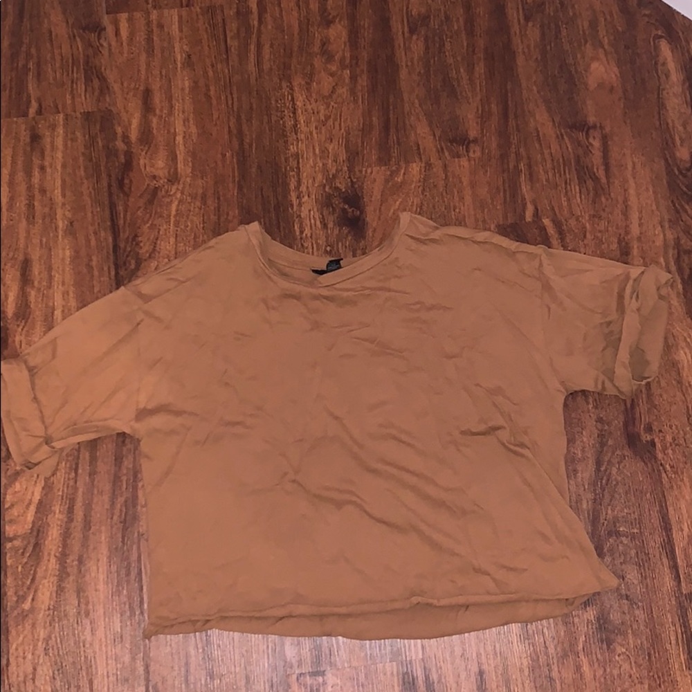 Urged brown tshirt